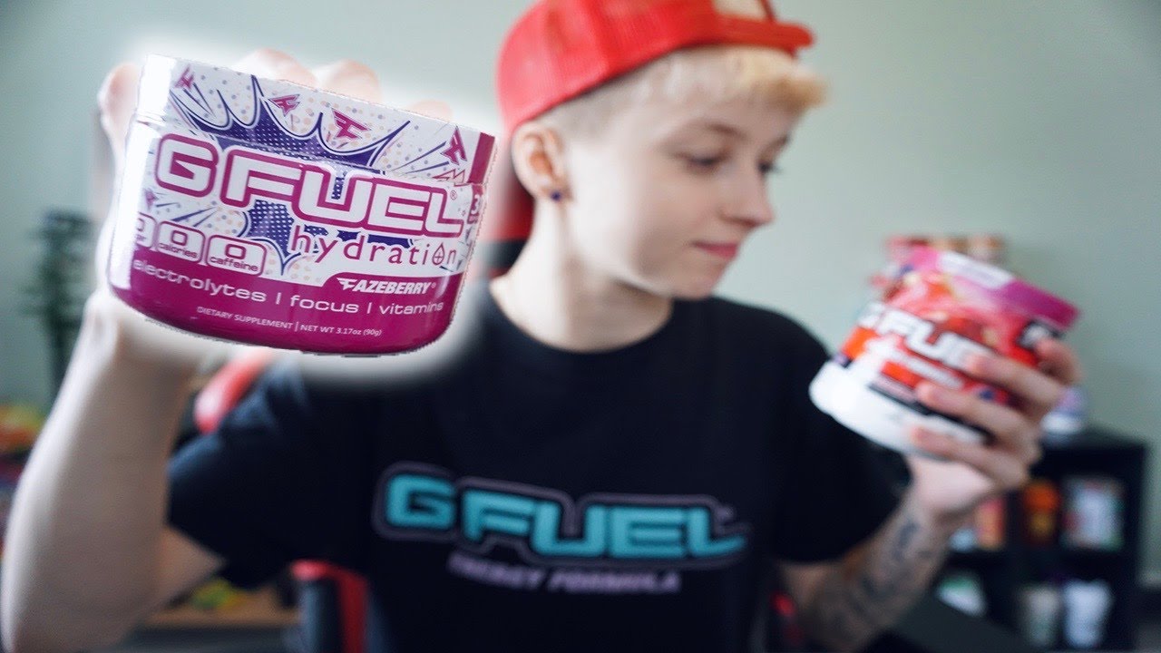 NEW GFUEL FAZEBERRY HYDRATION! TASTE TEST & COMPARISON 🍓
