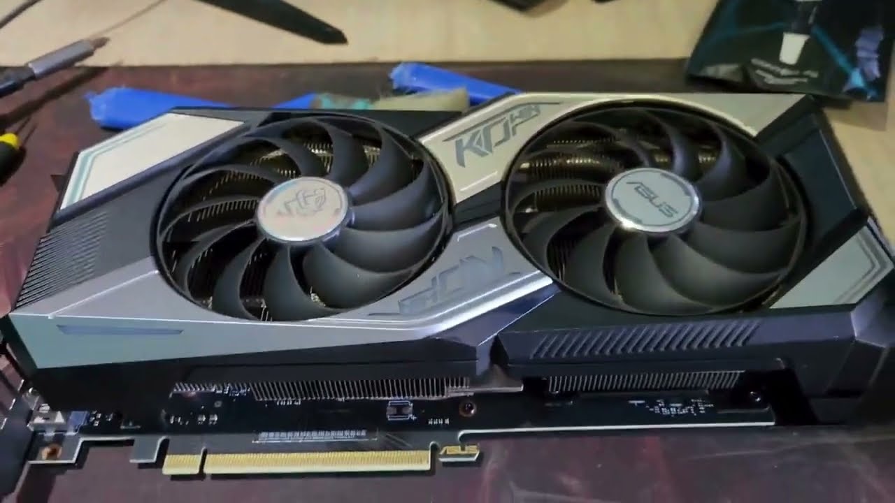 RTX 3060 TI ASUS KO DESMONTAGEM -TROCA DA PASTA TÉRMICA E TESTES DE TEMPERATURA