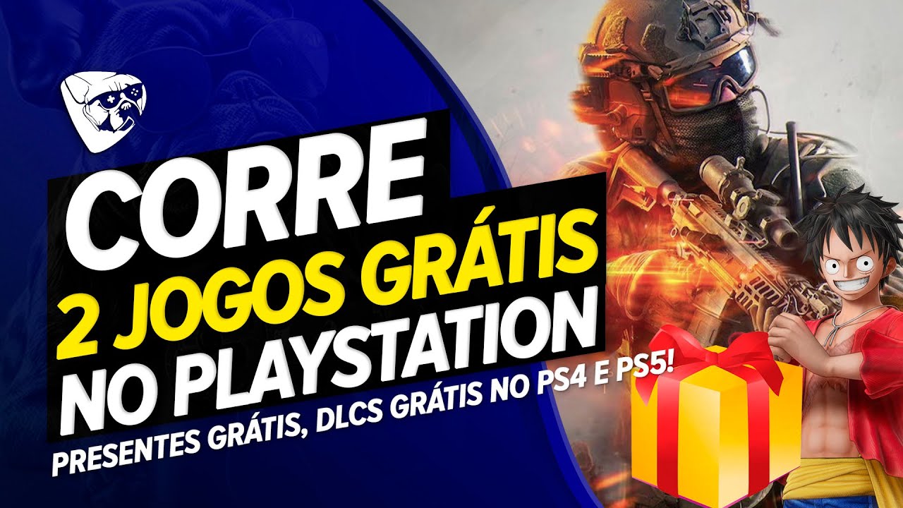 CORRE! 2 JOGOS GR&Aacute;TIS AGORA No PLAYSTATION! PRESENTES GR&Aacute;TIS, DLCS GR&Aacute;TIS No PS4 e PS5!