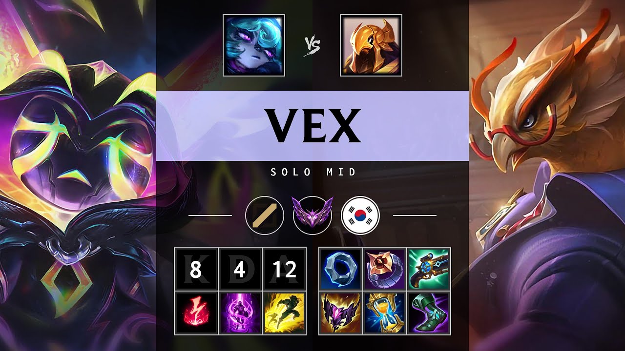Vex Mid vs Azir: Dominating - KR Master Patch 14.22