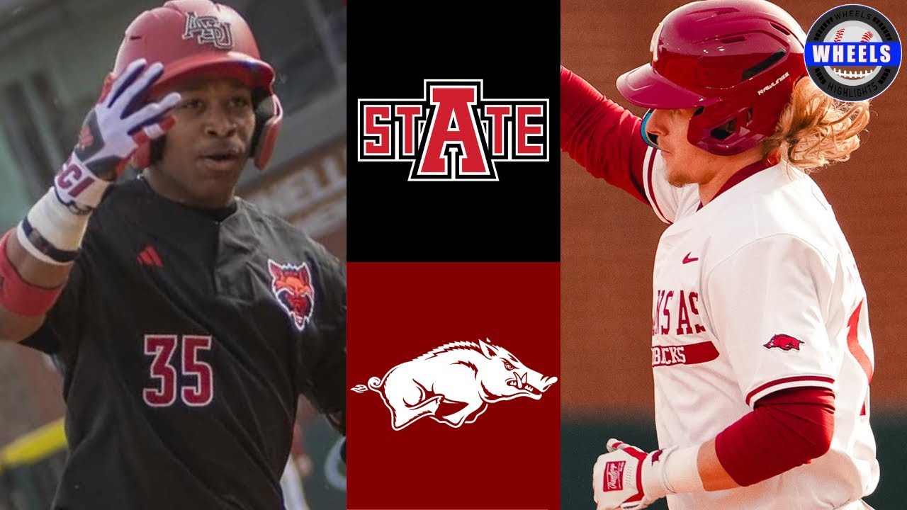 Arkansas State vs #6 Arkansas | 2026 College Baseball Highlights