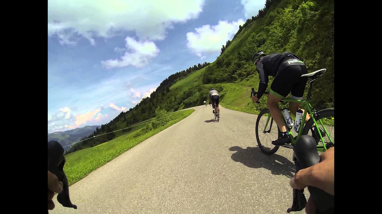 Awesome views on this descent of Col De Joux Plane