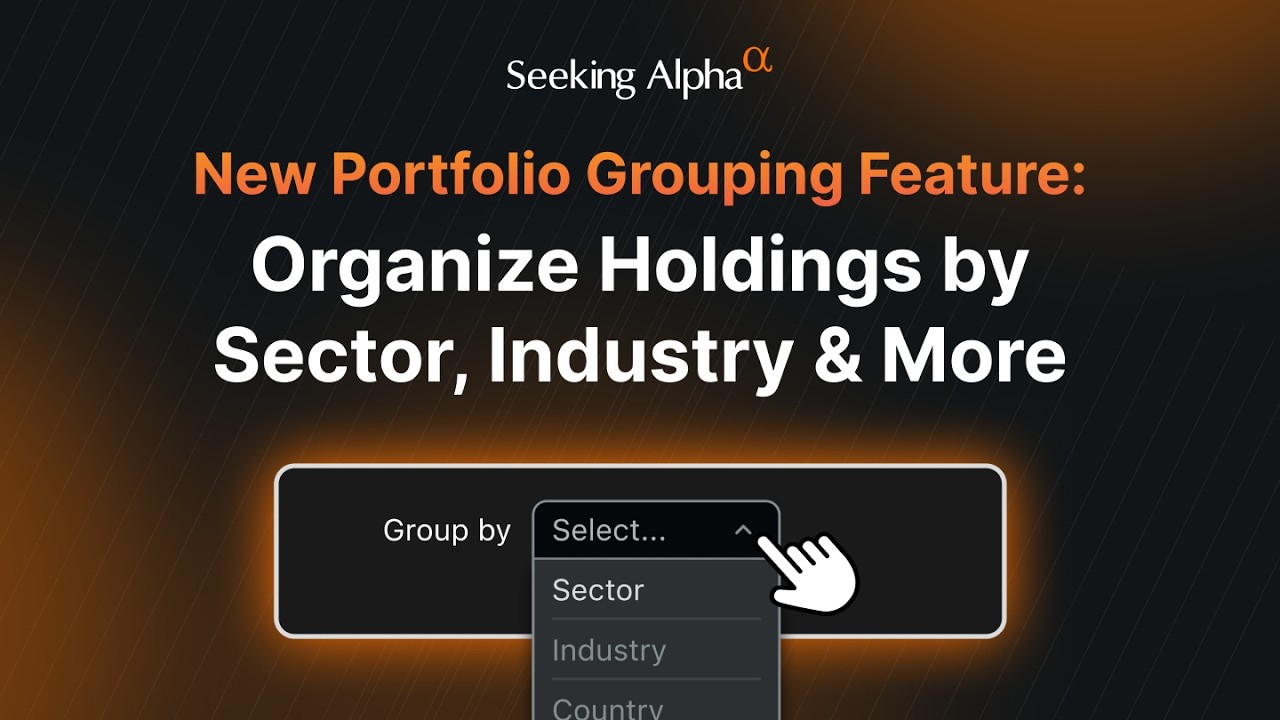 New Portfolio Grouping Feature: Organize Holdings by Sector, Industry & More