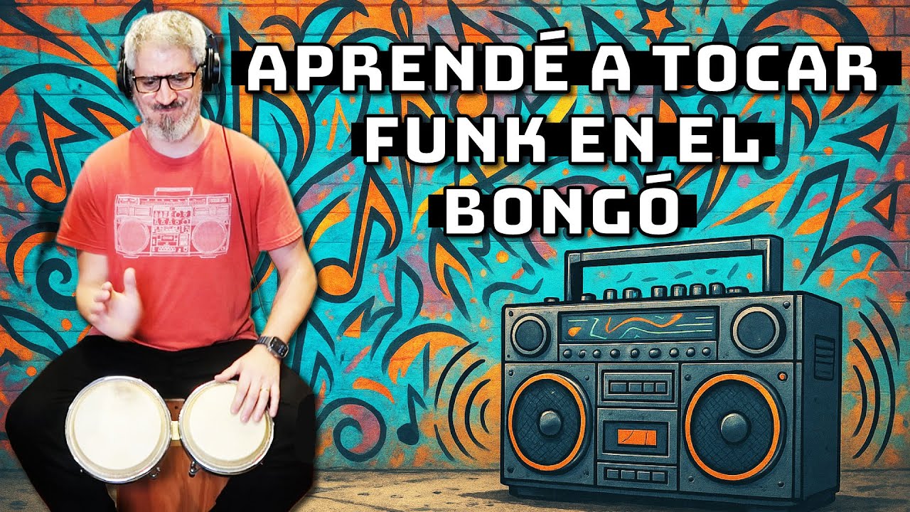 ¡Aprende a tocar Funk en el bongo fácil y rápido!