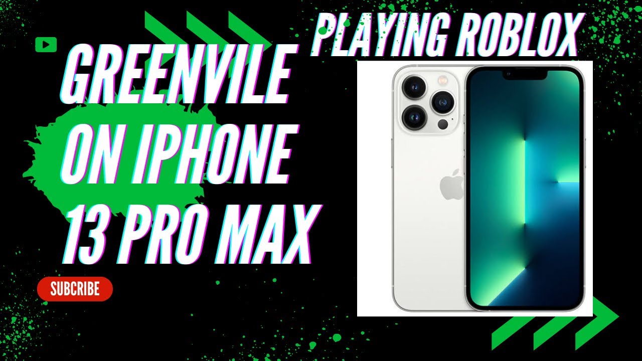 Playing Roblox on iPhone 13 Pro Max