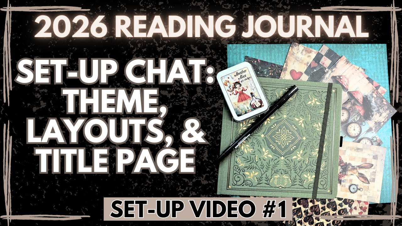 2026 Reading Journal Setup Part 1: Creating the Title Page