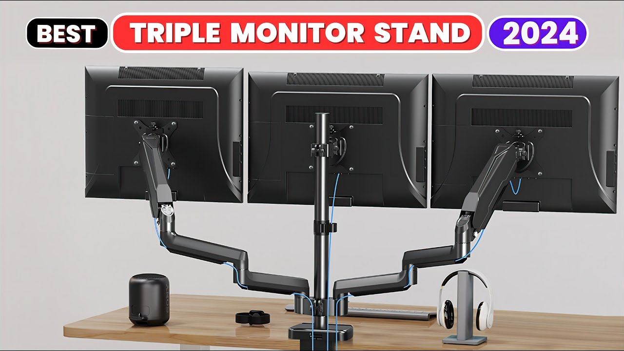 5 Best Triple Monitor Stands | Top 5 Best Triple Monitor Mount in 2024