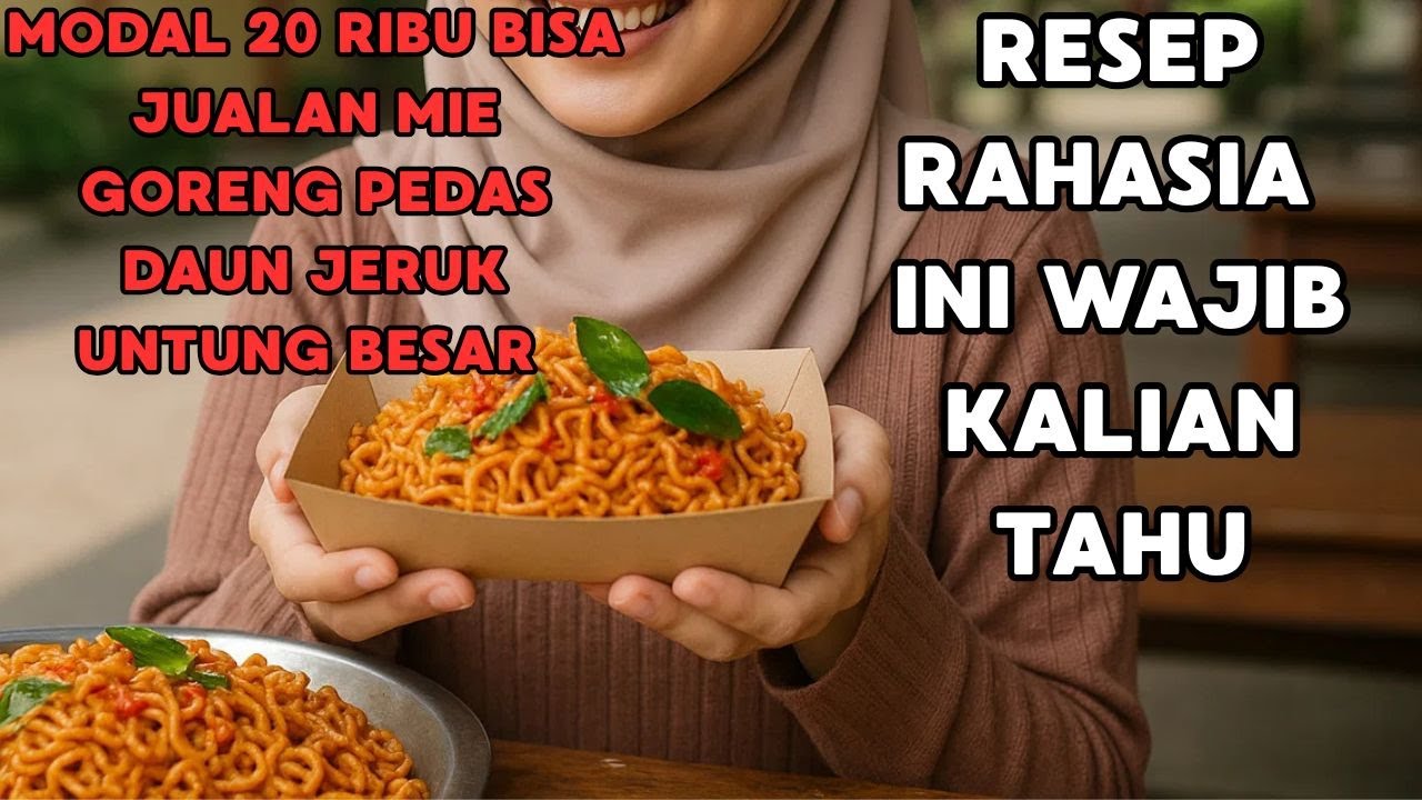 COCOK DI JUAL DI KANTIN SEKOLAH CUKUP MODAL 20 RIBU BISA JUALAN MIE GORENG PEDAS UNTUNG BESAR