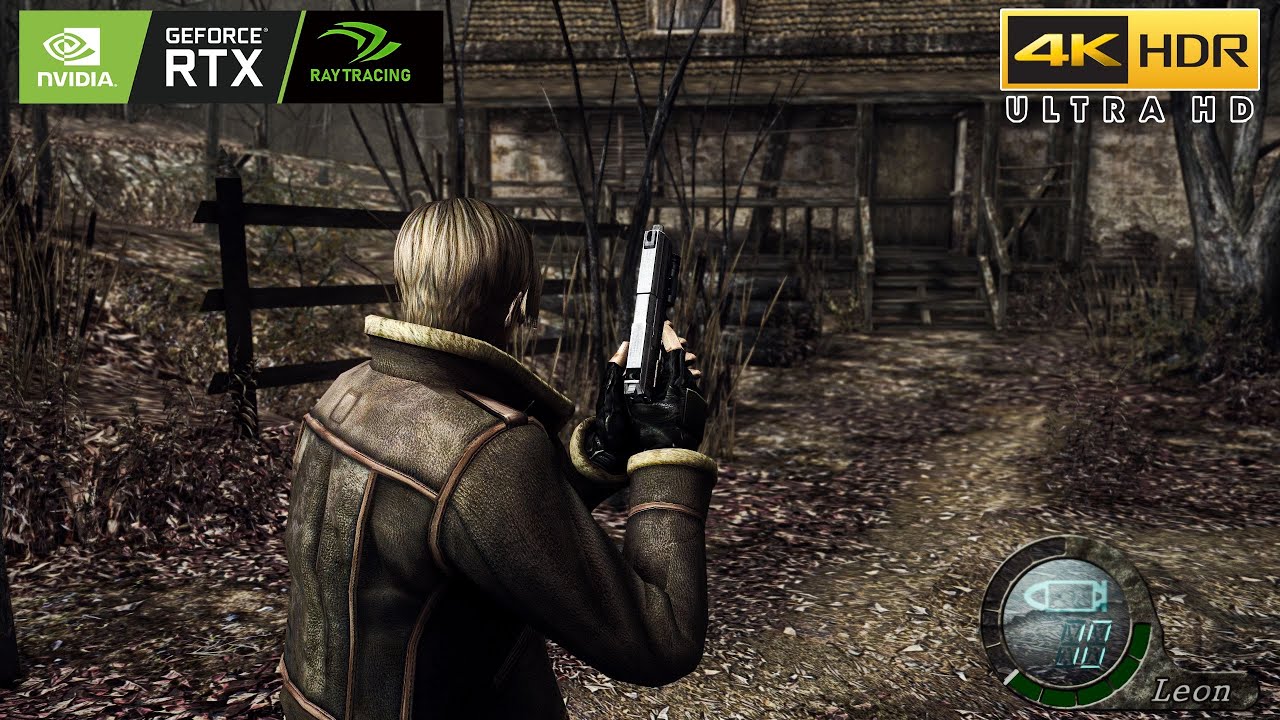 Resident Evil 4 HD Project 2022 (ReShade Ray-Tracing) 4K 60FPS Геймплей Часть 1