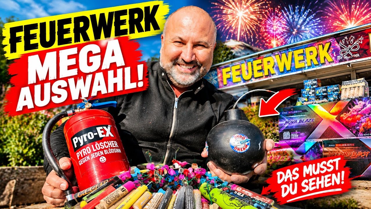 MEGA XXL Polenb&ouml;ller kaufen und anz&uuml;nden! PyroDream HOHENWUTZEN TheOftlerer Spezial