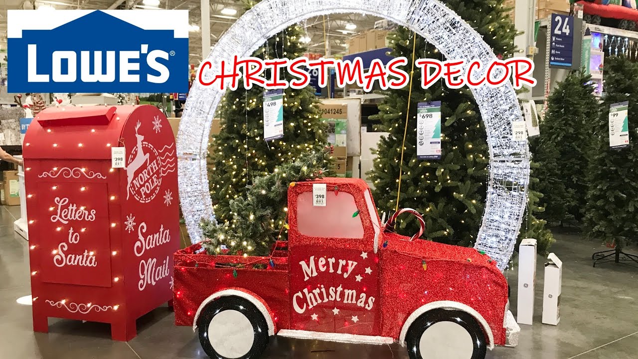LOWE'S CHRISTMAS DECOR 2020 SHOP WITH ME