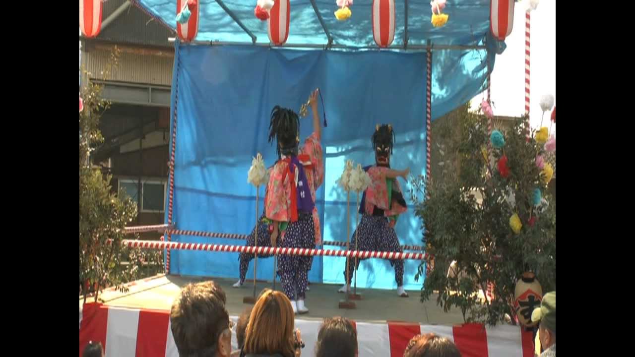 関万歳獅子舞（皇参霊神社・九十九里町）2013.2.11