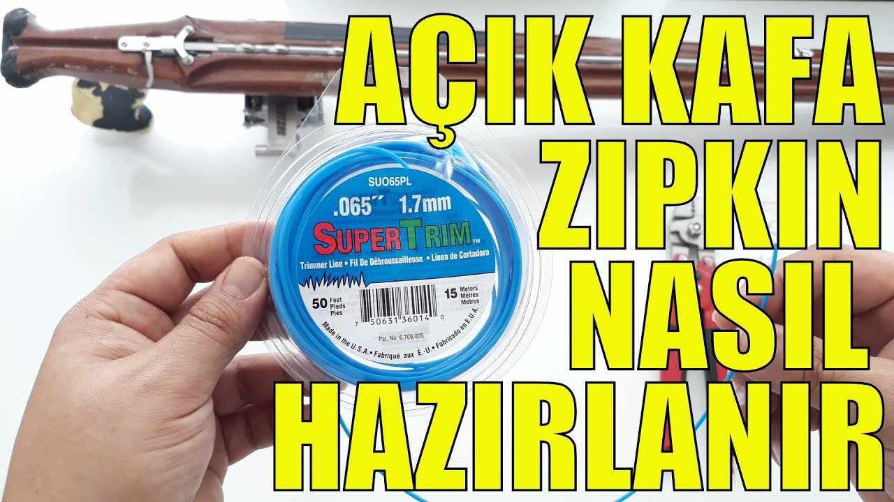 Açık Kafa Makaralı Zıpkın Nasıl Hazırlanır ? Şişi Misina İle Zıpkına Bağlamak-Zıpkın Avı Türkiye