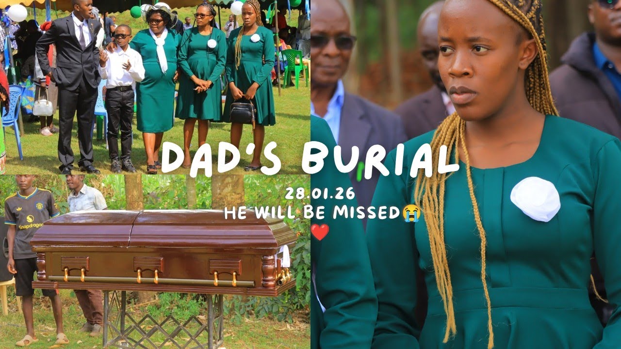 A Painful Farewell 💔|Dad’s Burial Day| 😭 Rest in peace Dad 🕊️ Until we meet again in Heaven 🙏❤️