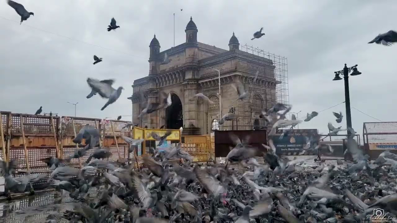 Mumbai City in Rain | Taj Palace | Gateway of India | Churchgate | The Life of Ram