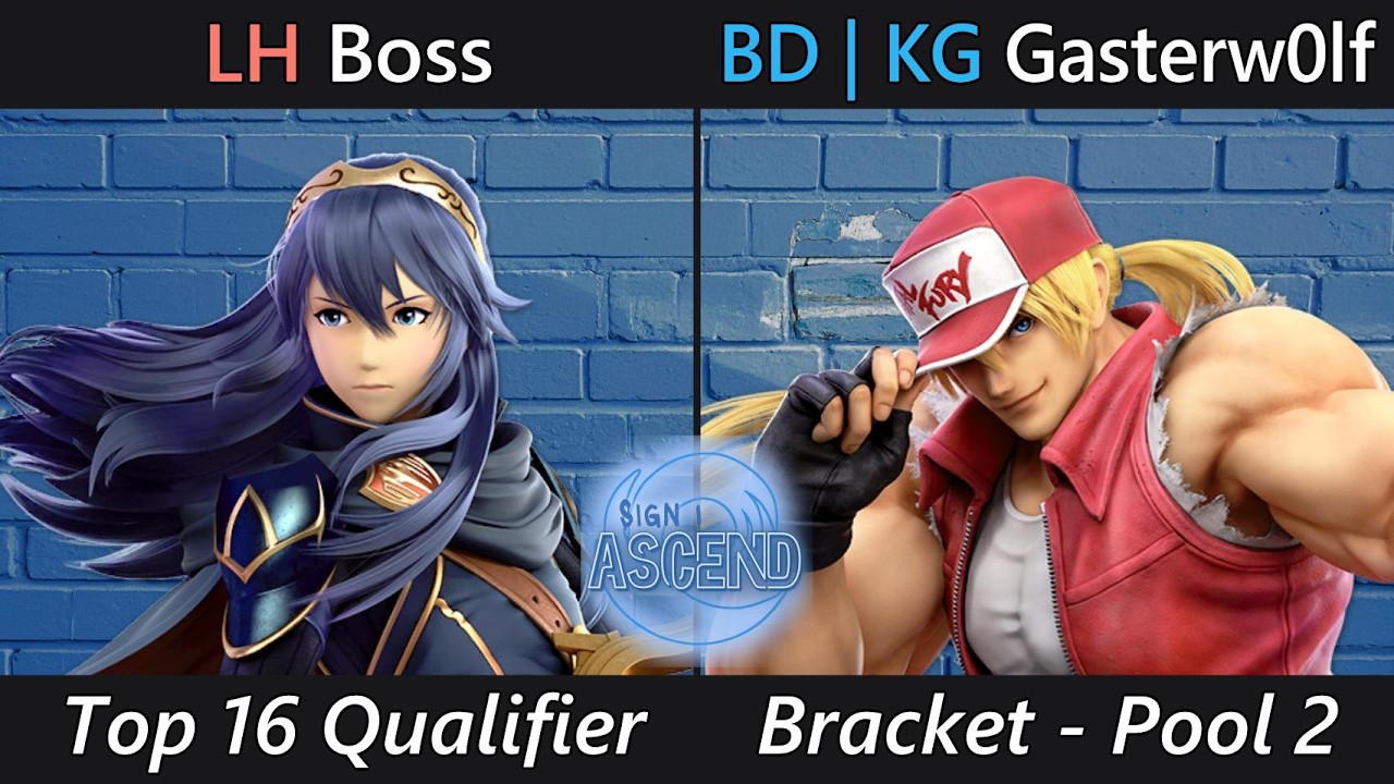 Sign 1: Ascend Bracket - Pools - LH| Boss (Lucina) VS BD| Gasterw0lf (Terry)