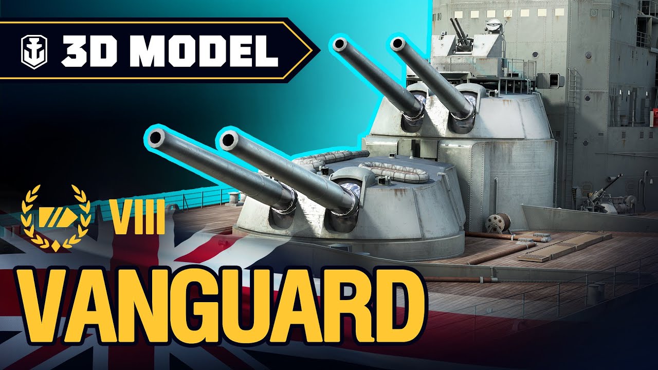 Dry Dock. Vanguard — British battleship | World of Warships