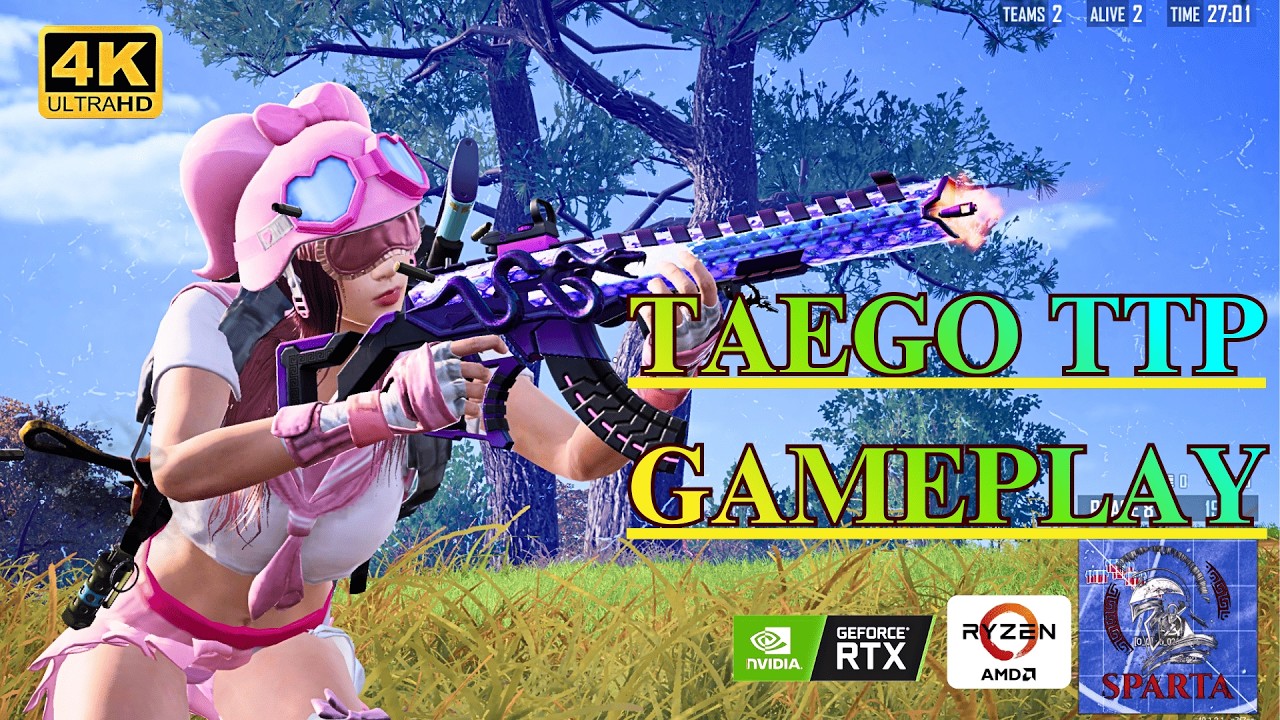 PUBG PC Taego Solo Gameplay Survive the Last Zone (TPP, 4K 60FPS, No Commentary)