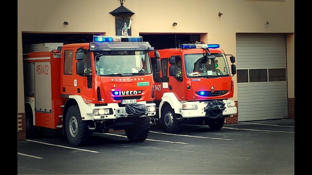 [OD ŚRODKA] Wyjazd Alarmowy Plutonu Gaśniczego 451[R]21, 22 & 53 z JRG Kolbuszowa