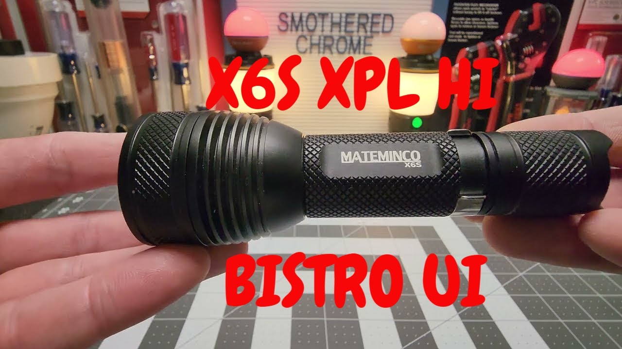 MATEMINCO X6S CREE XPL HI LED BISTRO UI