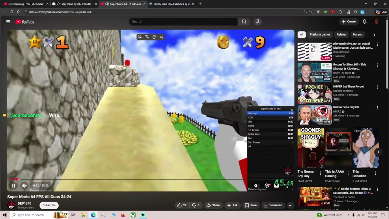play mario (No, not an actual Mario game. Just an itch game / No Commentary)