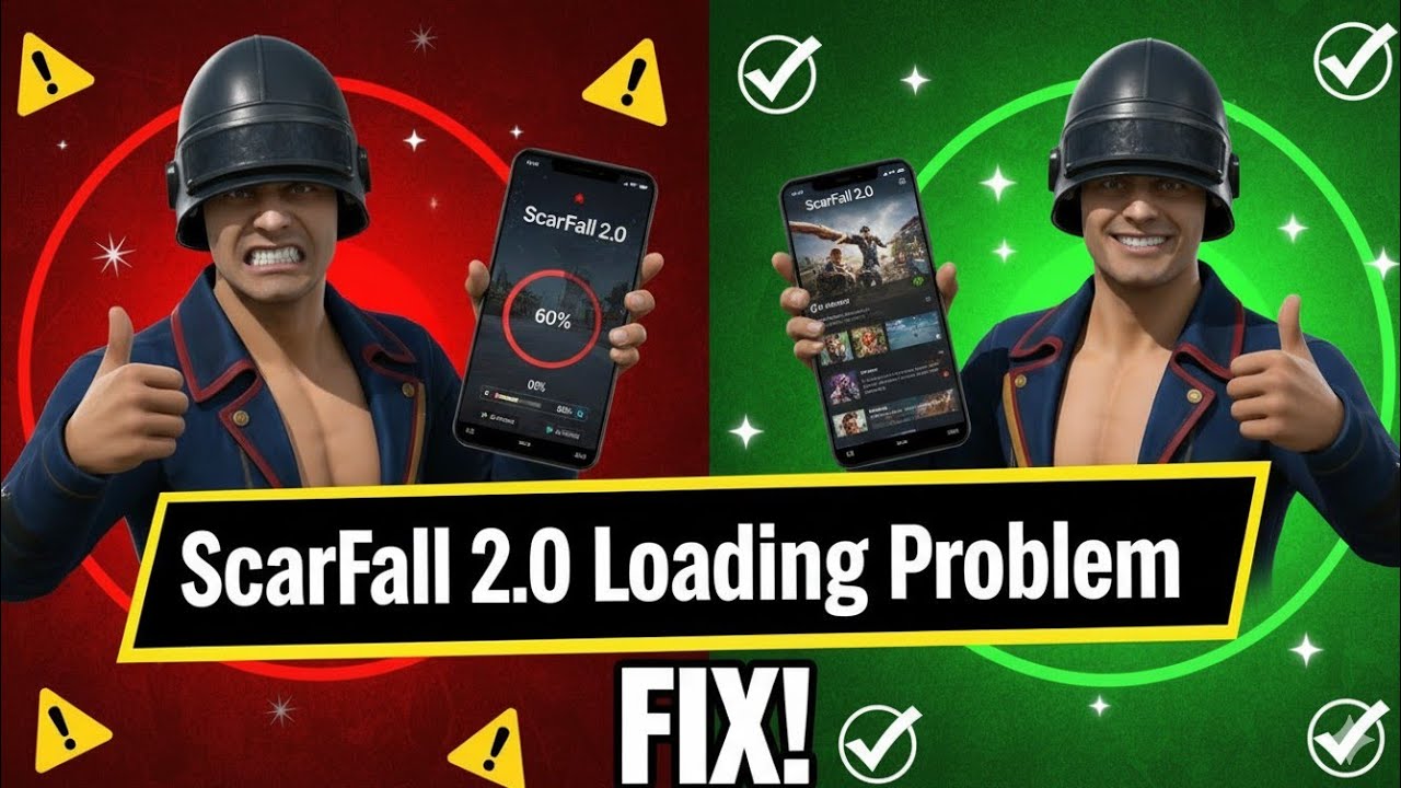 Scarfall 2.0 Update Bug Fix | Loading Stuck at 0% Problem Solved! #Scarfall2 #MobileGaming #BugFix