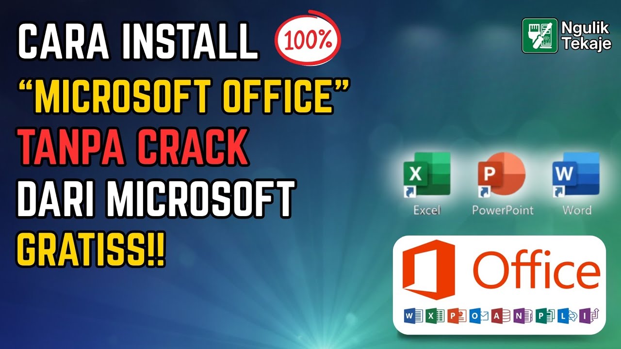 100% Legal! Cara Install Office 365 Tanpa Aktivator & Tanpa Ribet 🔥