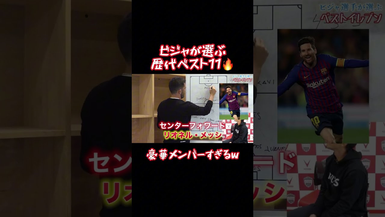 ダビドビジャが選ぶ歴代ベスト11が豪華過ぎるwチームメイトがすごい！#サッカー #スペイン #バルセロナ #ダビド #メッシ