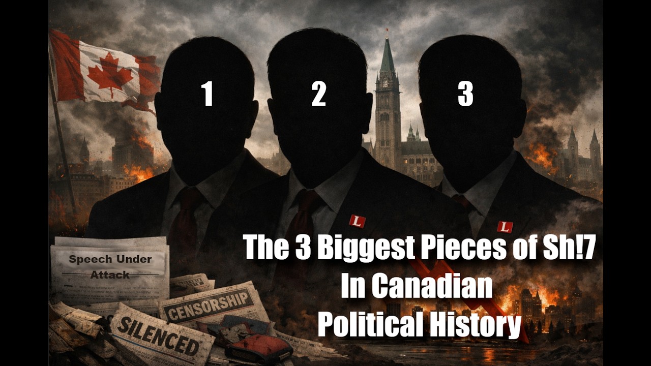 The 3 Biggest Pieces Of S#!7 In Canadian Political History - Speech Under Attack