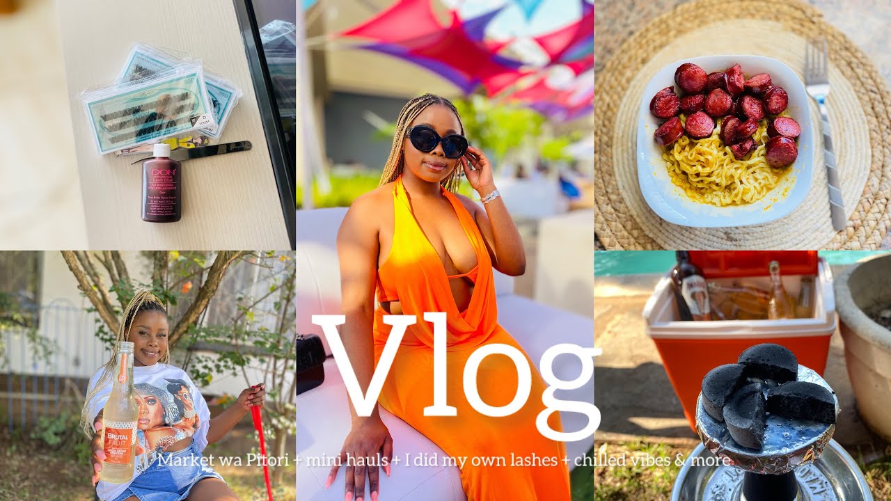 VLOG: Market Wa Pitori Beach Party| Mini Hauls| DIY girlie| Chilled Vibes and more.