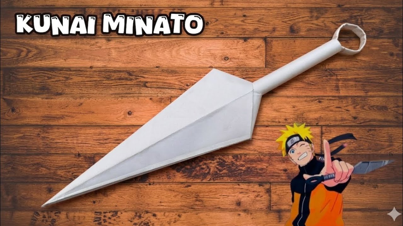 How to make paper kunai minato 