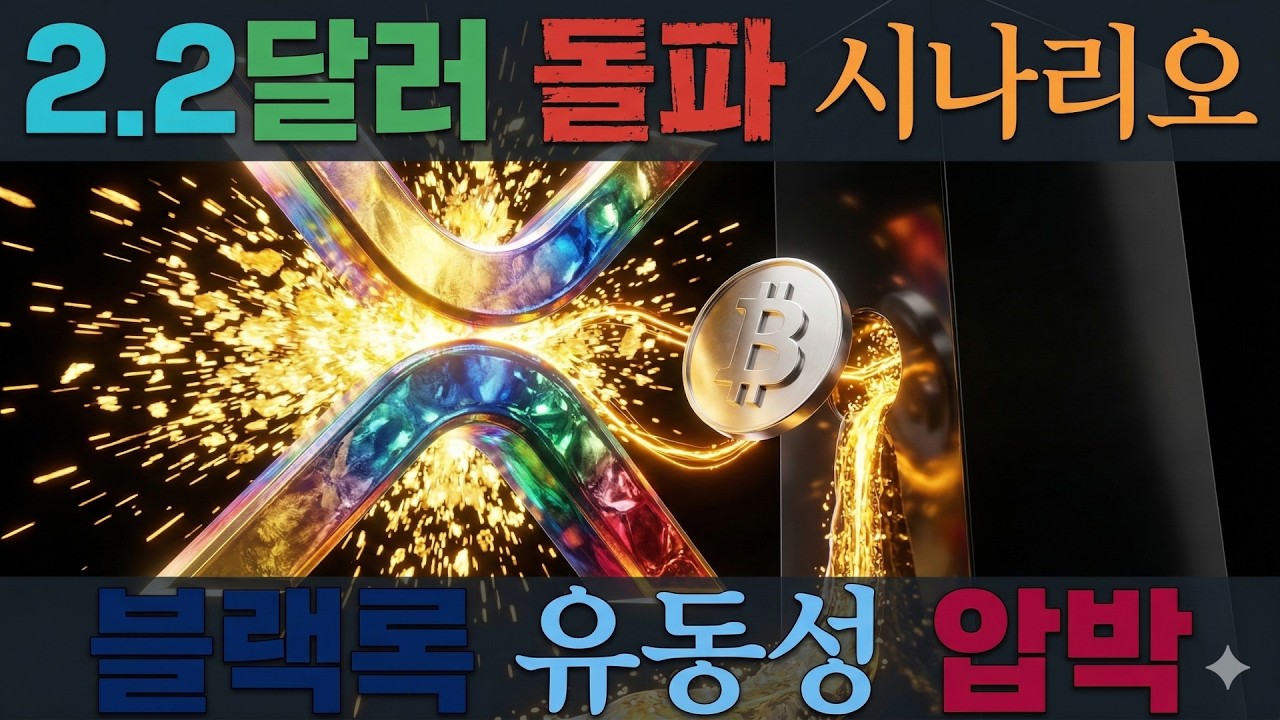 리플 중동 전쟁 위기 속 2.2달러 돌파 시나리오 XRP 고래 32% 매집 완료! 블랙록 유동성 임박! 최신 해외소식 총정리 2026년 3월 8일 매일 업데이트