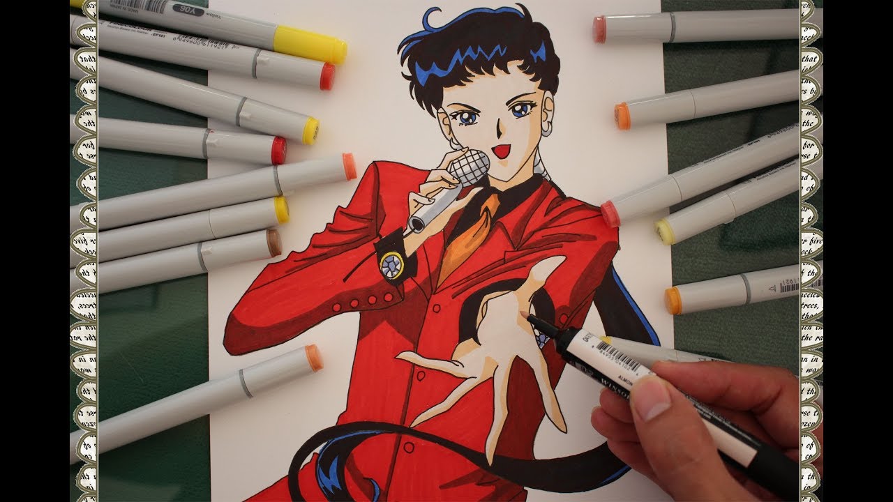 Cómo Dibujar a Seiya Kou Sailor Star Fighter How To Draw Sailor Moon Stars Speed Drawing Seiya Kau