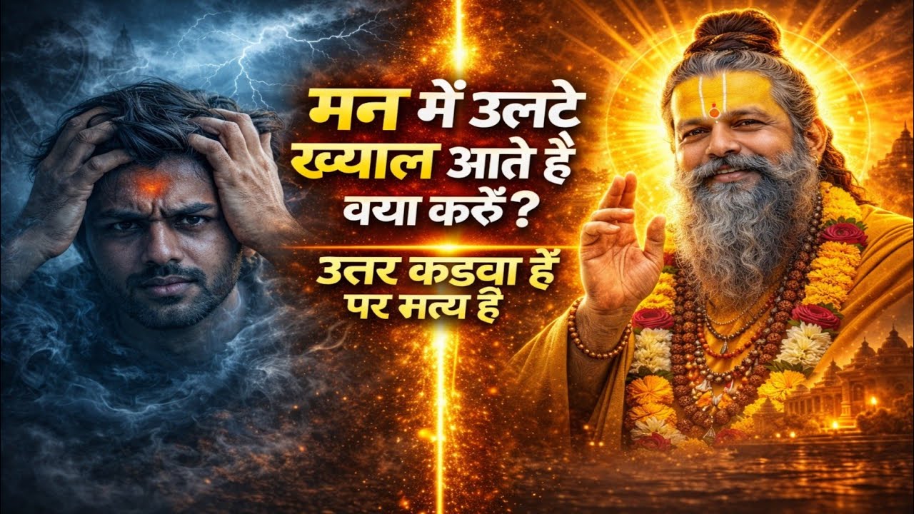 मन में उलटे ख्याल आते हैं? कड़वा है पर यही सत्य है! |  Premanand Ji Maharaj Pravachan
