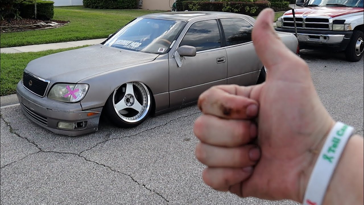 SLAMMED LS400 FIXED + SOLD A FRIEND MY Y33 CIMA IMPORT