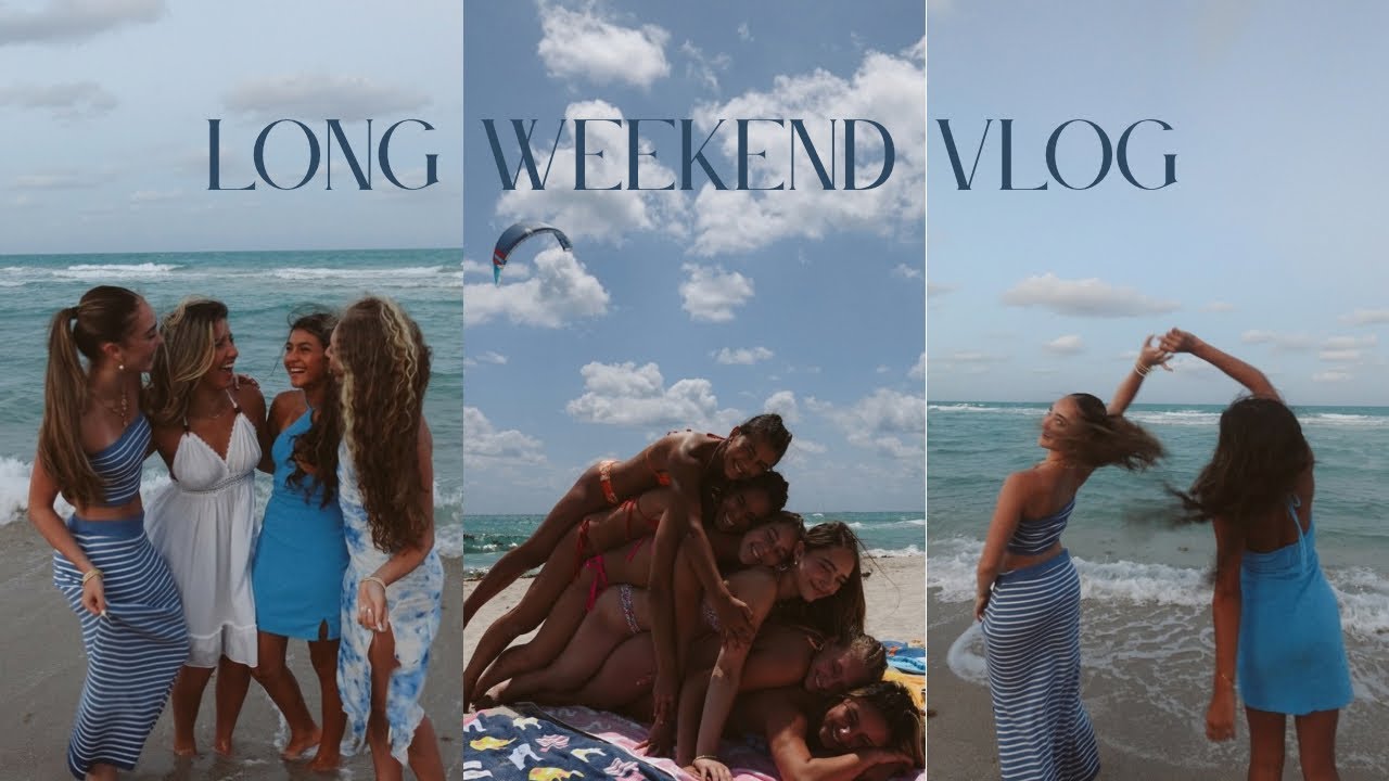 LONG WEEKEND VLOG| Beach, photos, memories!!!