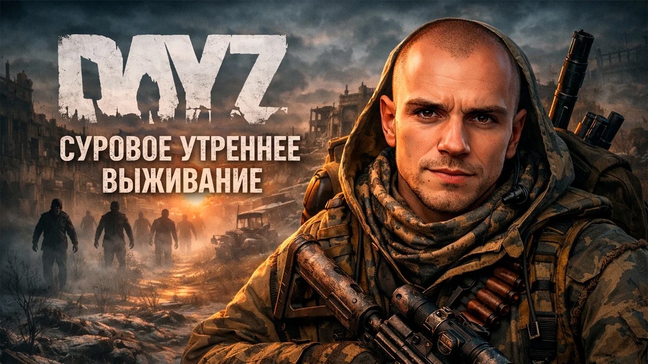 СУРОВОЕ УТРЕННЕЕ ВЫЖИВАНИЕ В DAYZ — ПРОСНУЛСЯ И СРАЗУ ЧУТЬ НЕ УМЕР