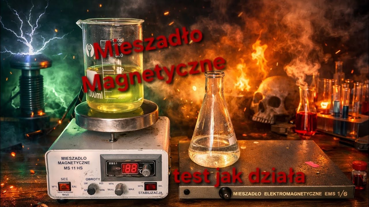 CHLOREK SREBRA POD KONTROLĄ MAGNESU !MIESZADŁO MAGNETYCZNE vs CHLOREK SREBRA 🔥Paczka od widza 