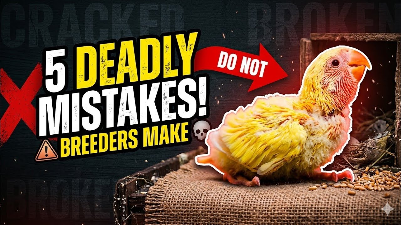 What Are the 5 Common Mistake Lovebirds Breeder Do it in Lovebirds Breeding Season