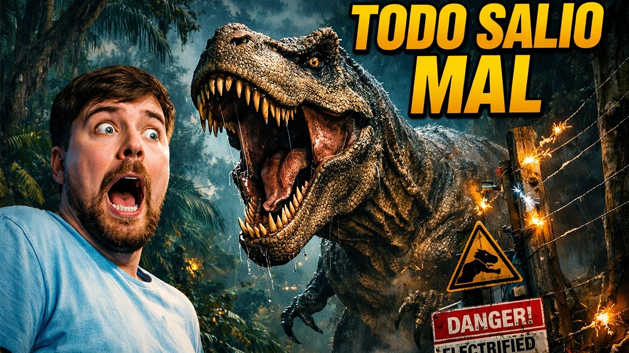 Entré al parque de dinosaurios y TODO salió MAL (Jurassic Park)