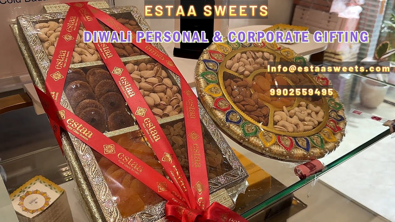 Diwali Sweet Gift Boxes from Estaa Sweets in Bangalore