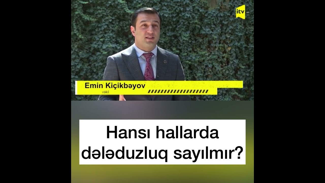 Vəkil Emin Kiçikbəyov (dələduzluqla bağlı)