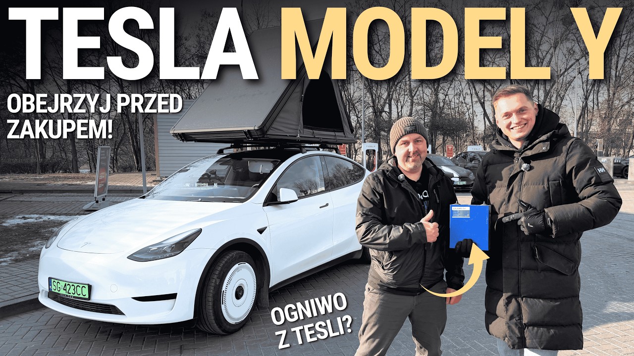 EUGENIUSZ KUPIŁ TESLE MODEL Y Z MAŁĄ BATERIĄ - CZY ŻAŁUJE? 🤔 Miejska Setka #5