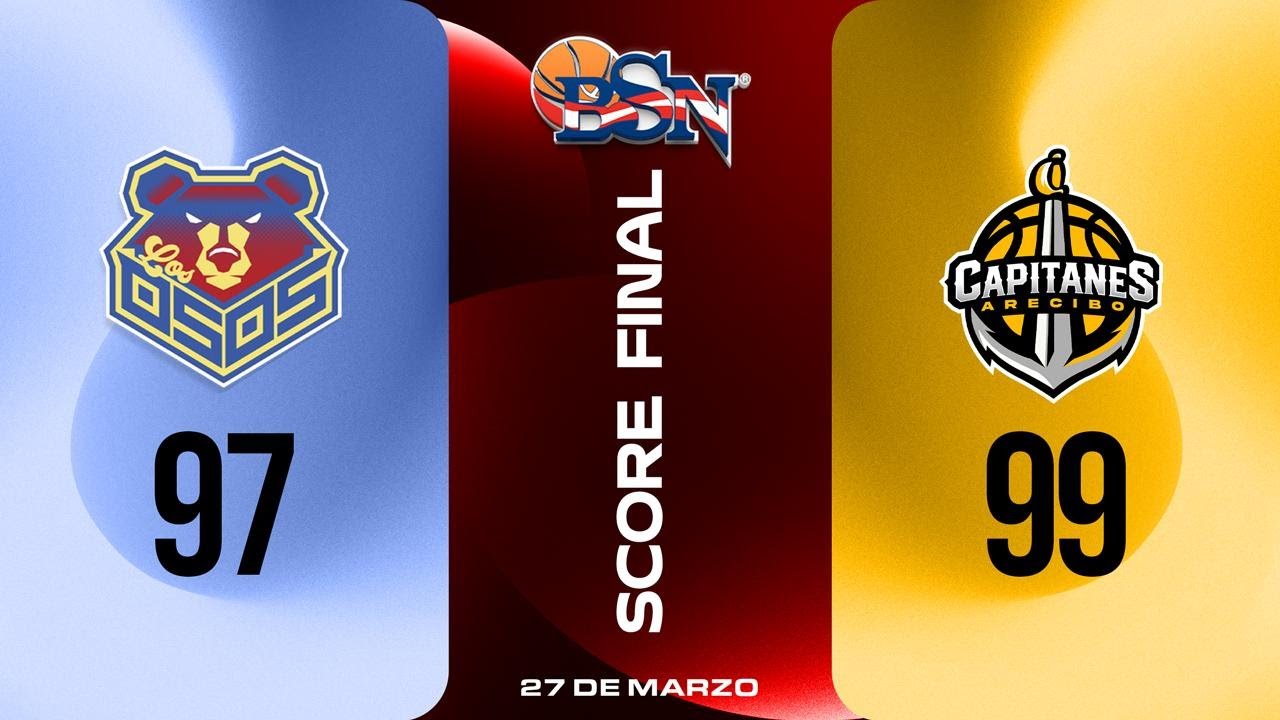 Osos de Manati vs. Capitanes de Arecibo - Juego Resumido - BSN2026
