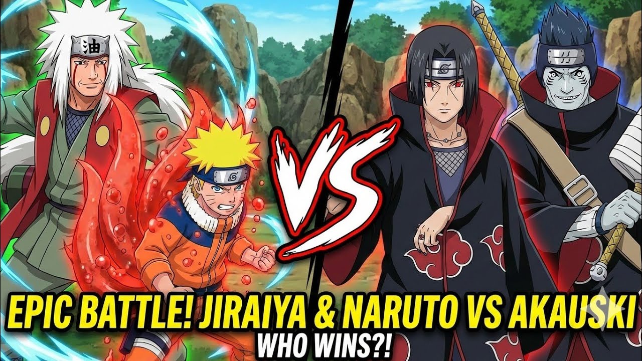 What If Itachi NEVER Ran Away? | Jiraiya vs Itachi & Kisame #JiraiyaVsItachi