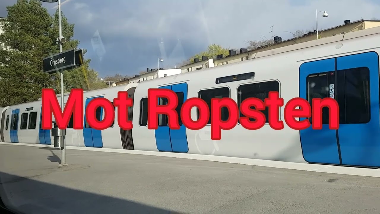 Bredäng 🔴 Hornstull med C20 Tunnelbanan 2002 