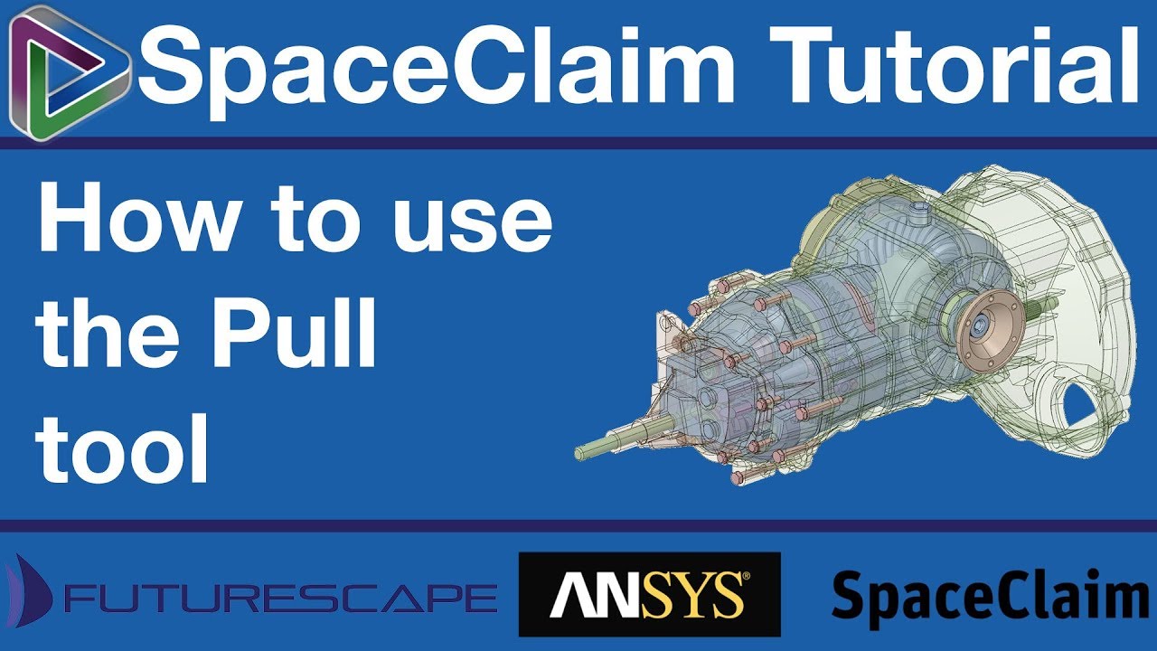 SpaceClaim Tutorial - How to Use the Pull Tool 2018