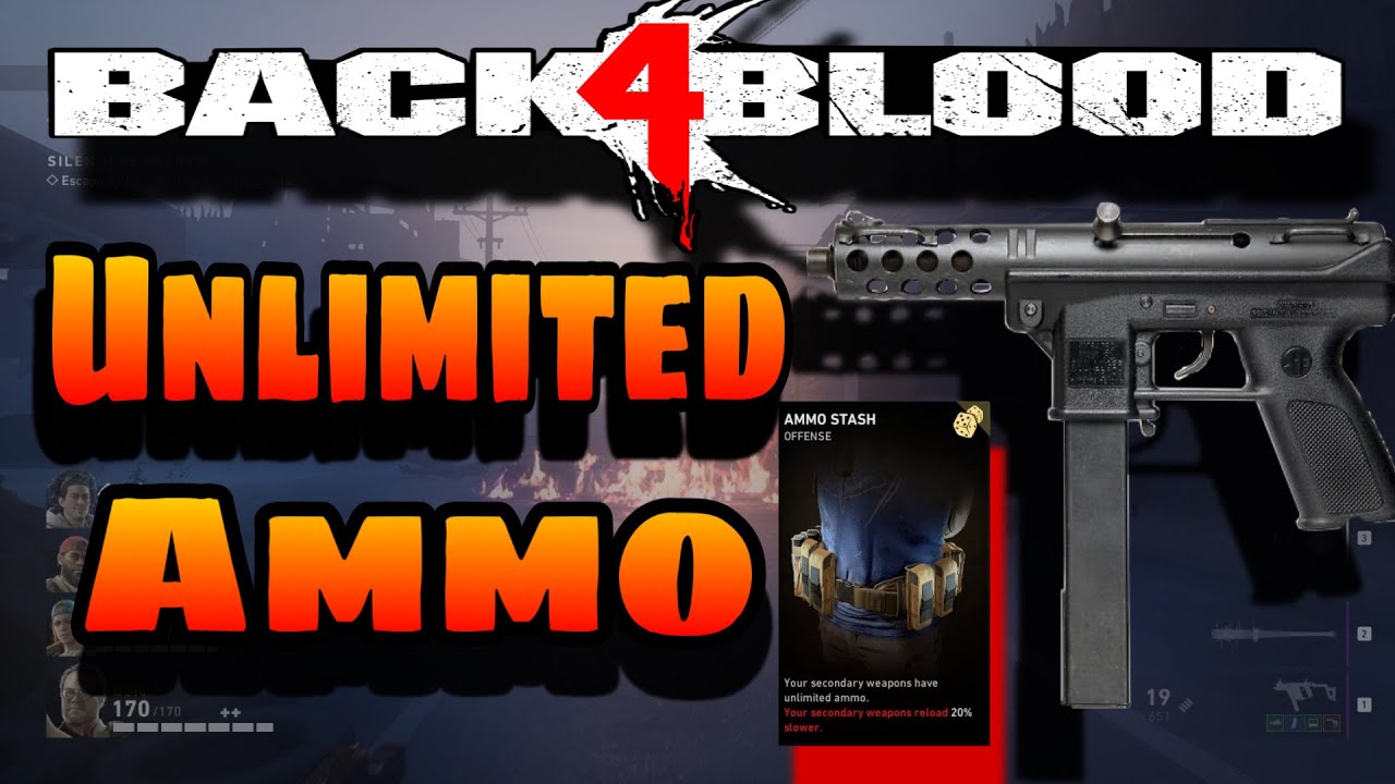 Broken TEC 9 SMG Build | Back 4 Blood Infinite/ Unlimited AMMO (Must Try😳🤯) Also works Nightmare