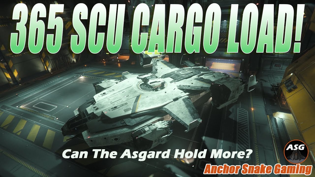 Asgard 365 SCU Cargo Load!  Doubled the 180 Load Capacity, Could It Hold More? Star Citizen Ships