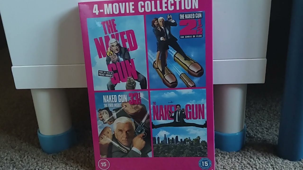 Распаковка и обзор DVD-сборника «Голый пистолет» (4 фильма)! (Великобритания)